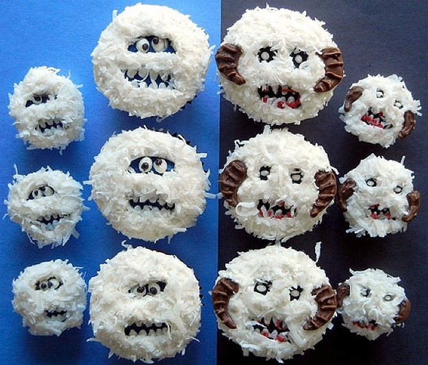Snow Monster DIY Cupcakes