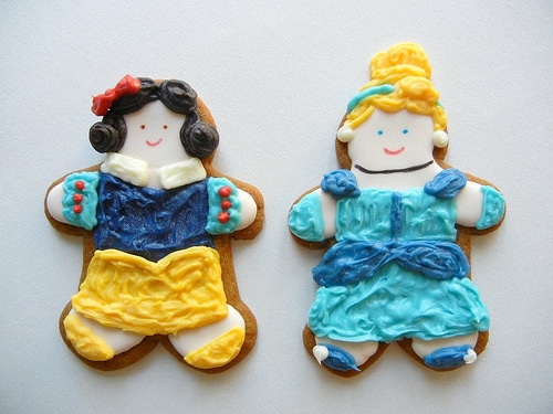 Snow White Ariel Cinderella Cookies