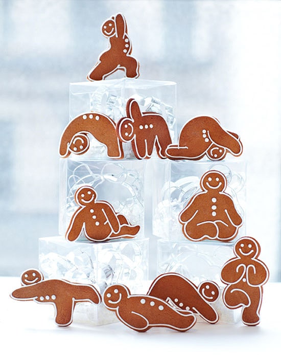 Gingerbread Yoga Poses Cookies 1 Learn Yoga From Gingerbread Cookie