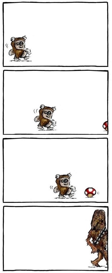 How Chewbacca Grew Up Comic How Chewbacca Grew Up Comic