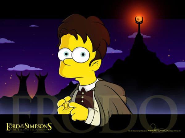 Lord Of The Simpsons 2 LOTR Simpsons Creative Mashup