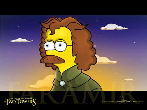 Lord Of The Simpsons 5 LOTR Simpsons Creative Mashup