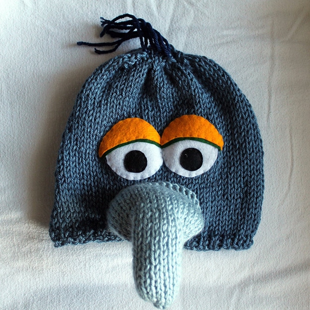 Muppet Knitted Handmade Hats 2 Gonzo Knit Craft Hat