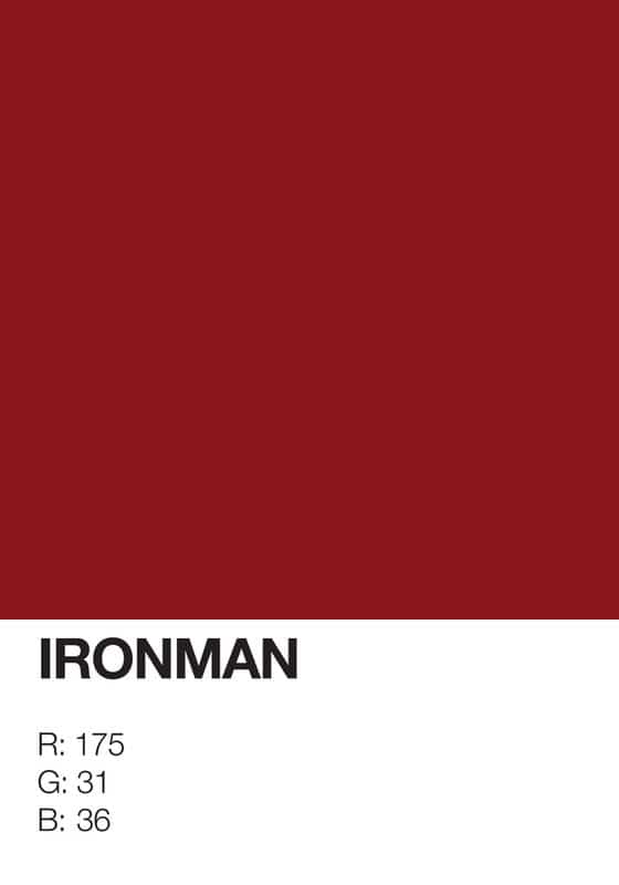 Pantone Superheroes Minimalistic Poster Design Pantone Superheroes Minimalistic Poster Design