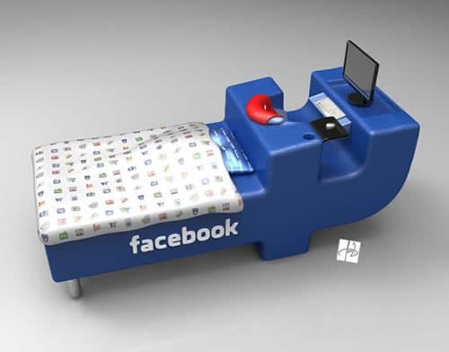 The Facebook Addiction Bed Concept The Facebook Addiction Bed Concept