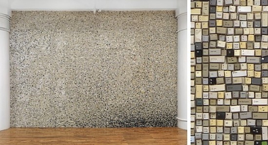 The Qwerty Wall Artwork Piece The Qwerty Wall Artwork Piece