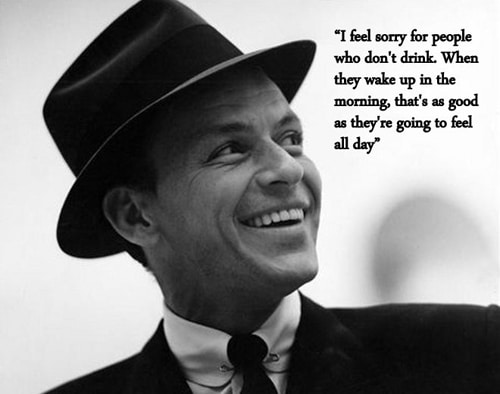 Words On Pictures Facebook 4 Frank Sinatra Drinks Alcohol