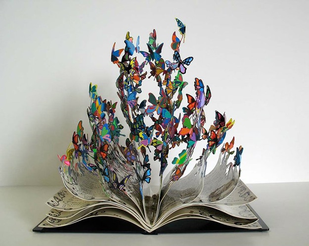 Book Of Life Butterflies 4 Butterfly Flying From Book