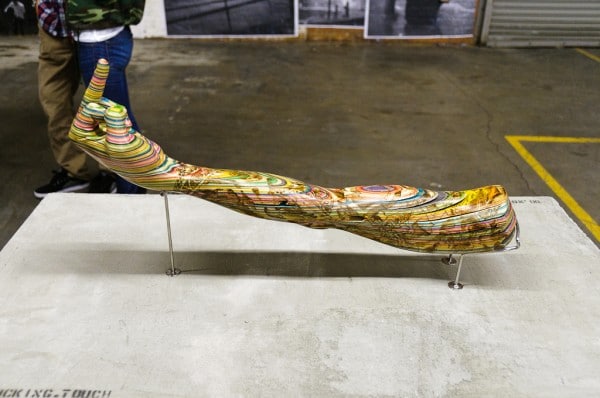 Broken Skateboard Deck Recycled Artwork