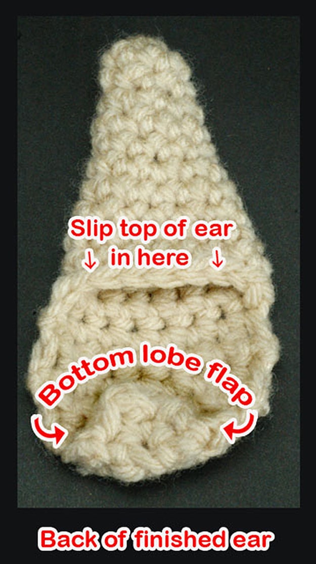 Crocheted Spock Ears Tutorial