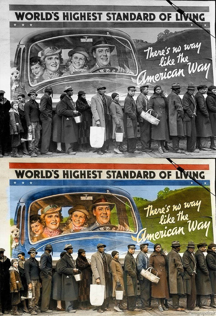 Legendary Photos Colorized In Photoshop Legendary Photos Colorized In Photoshop