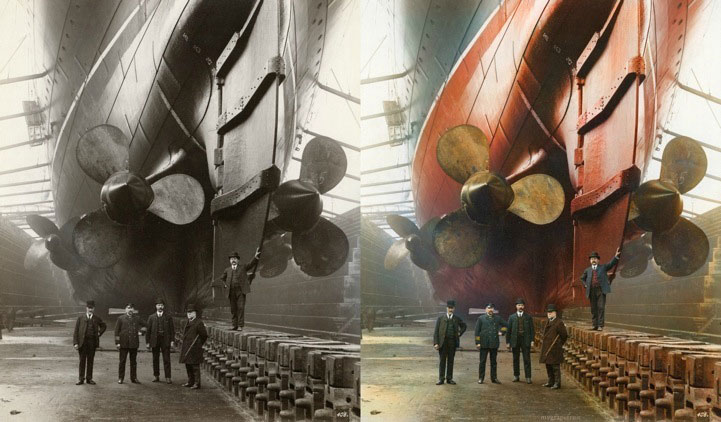 Legendary Photos Colorized In Photoshop Legendary Photos Colorized In Photoshop