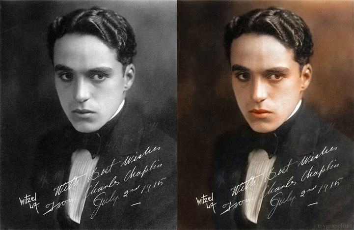 Legendary Photos Colorized In Photoshop Legendary Photos Colorized In Photoshop