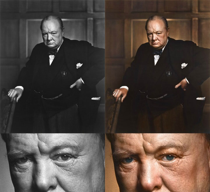 Legendary Photos Colorized In Photoshop Legendary Photos Colorized In Photoshop