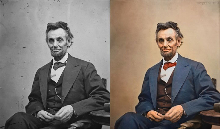 Legendary Photos Colorized In Photoshop Legendary Photos Colorized In Photoshop