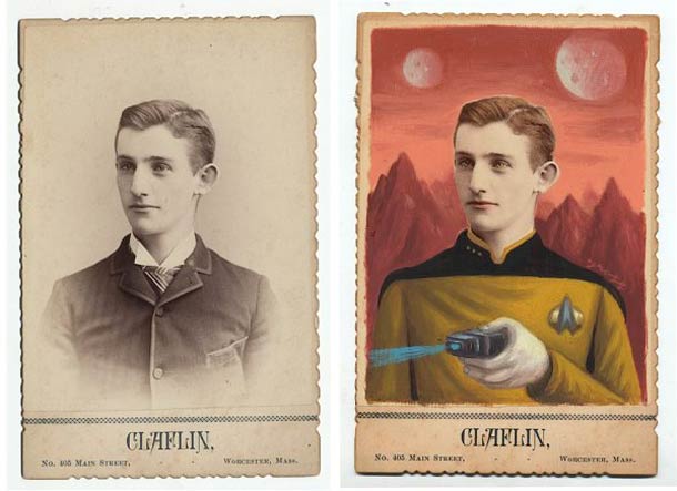 Old Photographs Turned Into Superheroes