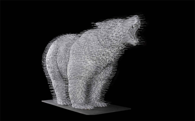 Razor Sharp Coat Hanger Sculptures Razor Sharp Coat Hanger Sculptures