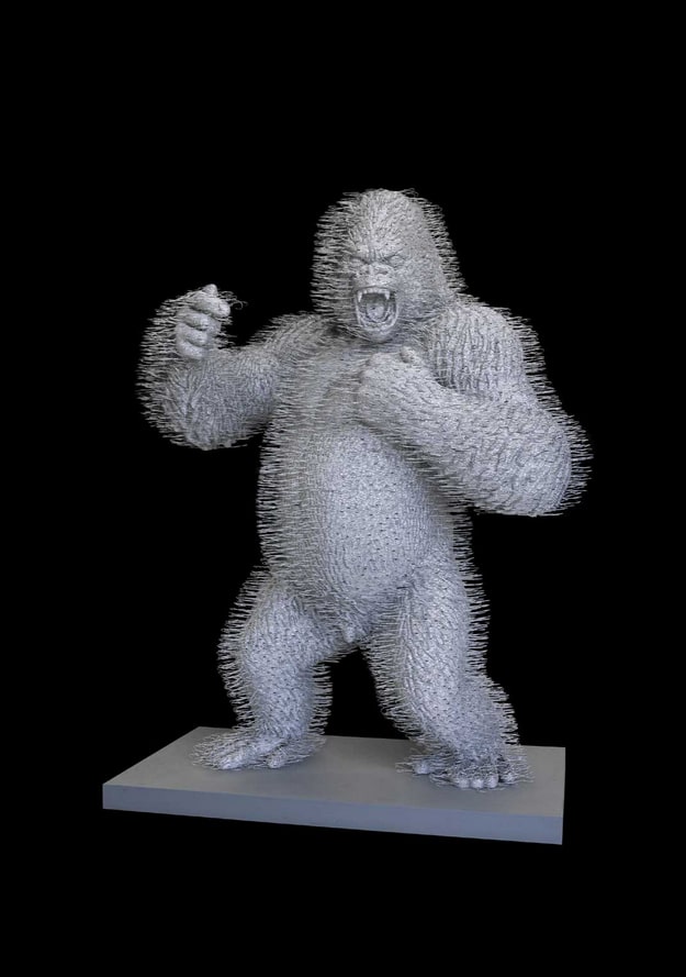 Razor Sharp Coat Hanger Sculptures Razor Sharp Coat Hanger Sculptures