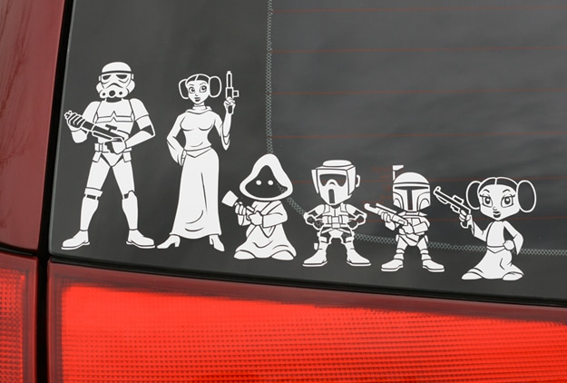 Star-Wars-Car-Decals Bumper Stickers Star Wars