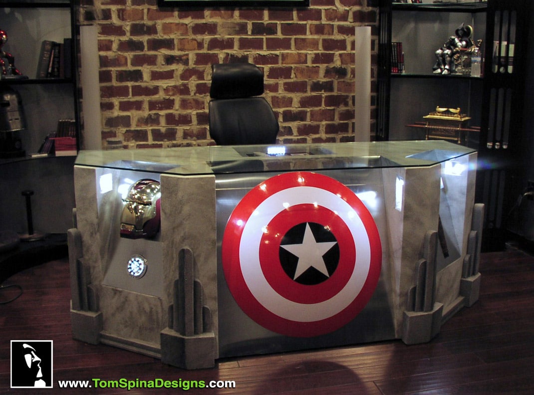 The Avengers Movie Themed Desk