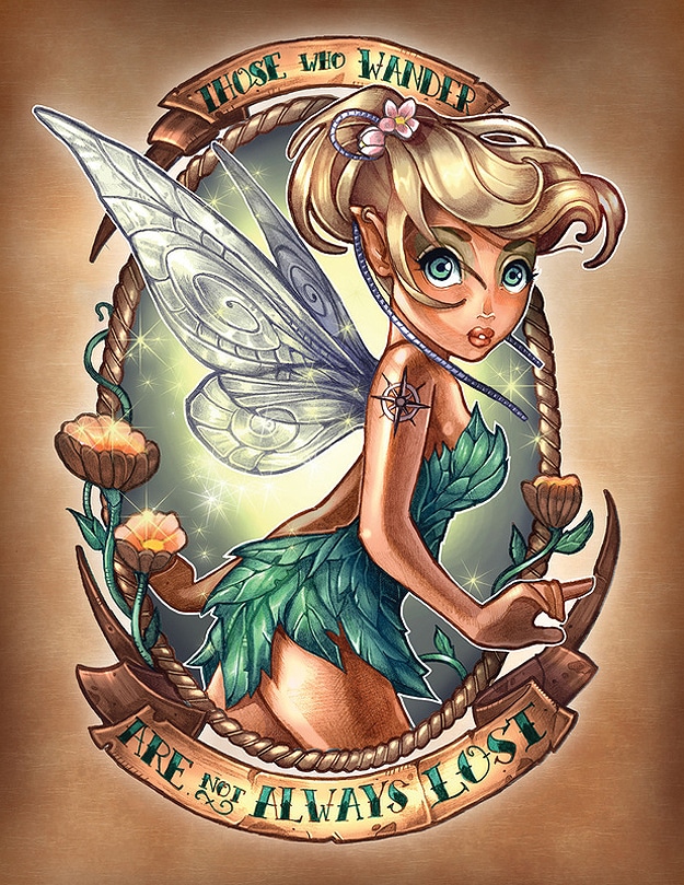 Tinkerbell Ariel Wonder Woman Women Superhero Images Art