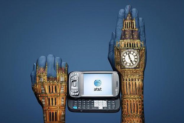 thumbs wrists paint clock