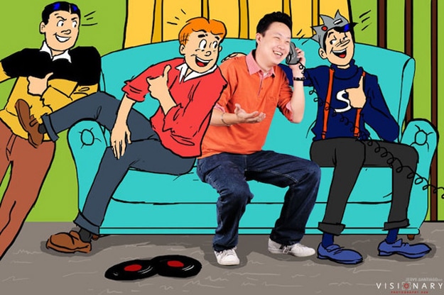 Creative Comic Book Engagement Photographs