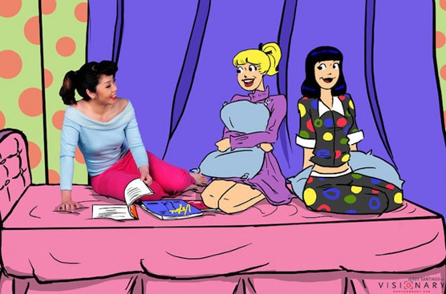 Creative Comic Book Engagement Photographs