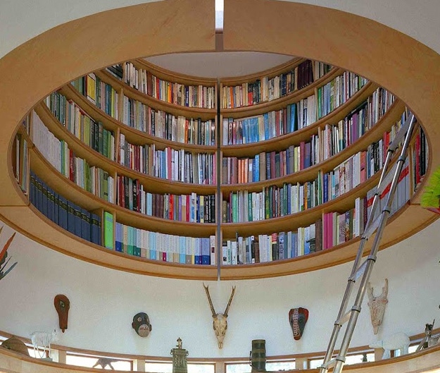 Built-In-Library-Office Writers Cave Dream Office