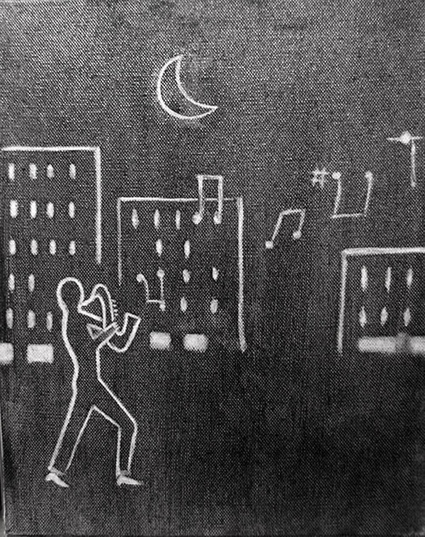 Painting-With-Pollution-Smog Man Paints With Pollution