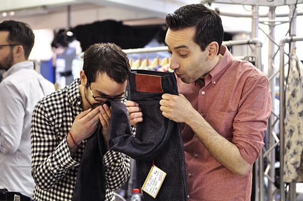 Raspberry Smelling Japanese Jeans