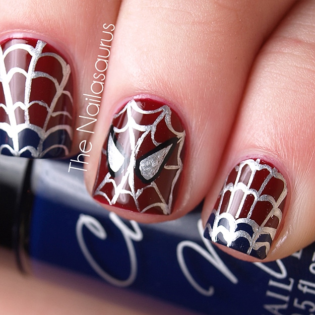 Spider-Man-Nail-Tutorial Spider-Man-Nail-Tutorial