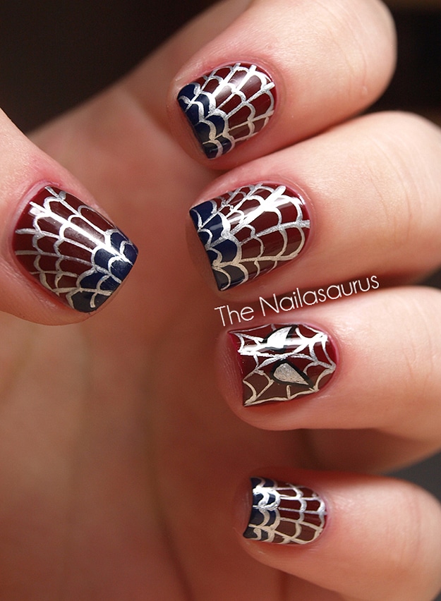 Spider-Man-Nail-Tutorial Spider-Man-Nail-Tutorial