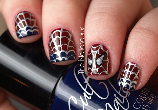 Spider-Man-Nail-Tutorial Spider-Man-Nail-Tutorial