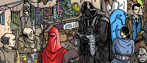 Star-Wars-Wheres-Waldo Puzzle Inside Star Wars Illustration