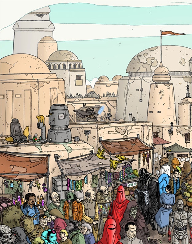 Star-Wars-Wheres-Waldo Puzzle Inside Star Wars Illustration