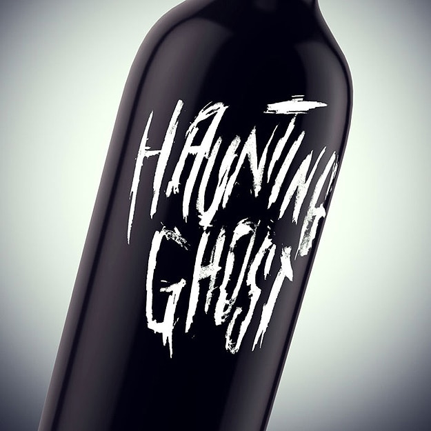 Unholy-Wine-Collection-Design Haunting Ghost Wine Bottles