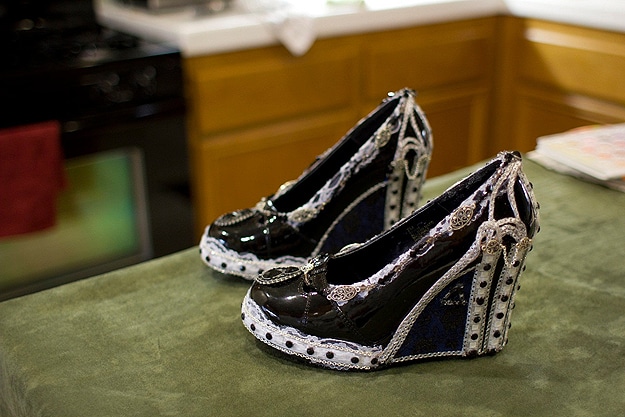 Vintage-Steampunk-LED-Shoes Technology Shoes Light Up