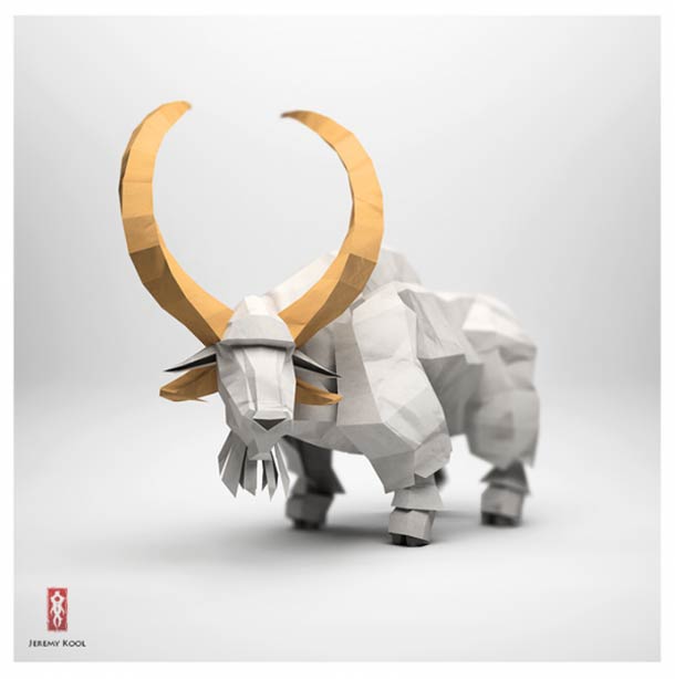 digital-paper-origami-animal-artwork