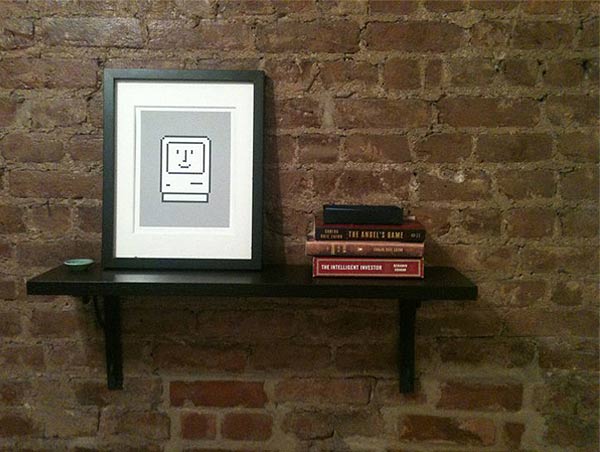brick shelf book coffee table