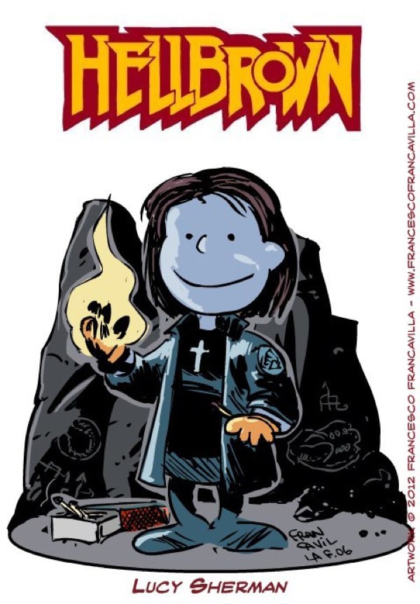Peanuts-Hellboy-Mashup-Illustrations