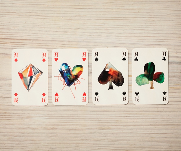 Watercolor-Playing-Cards-Design