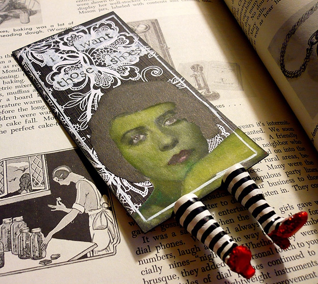 Wicked-Witch-Bookmark-Design