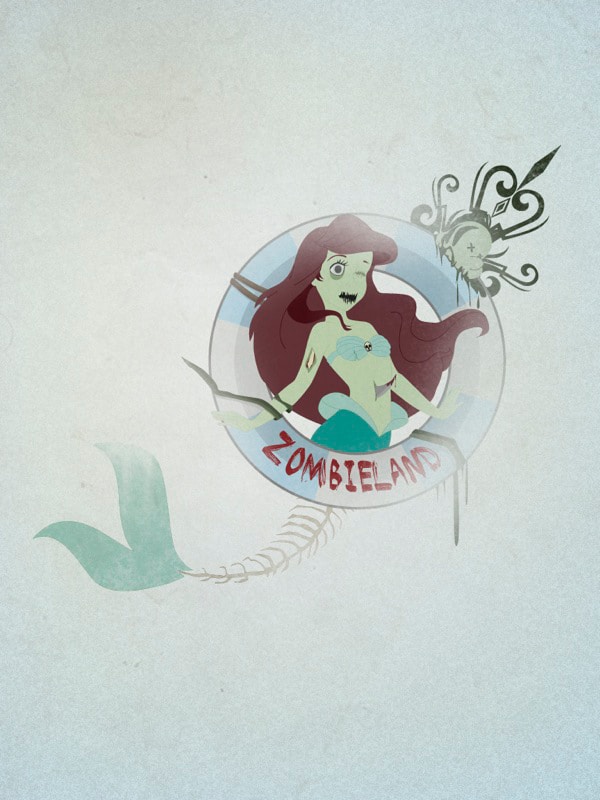 Zombie-Princesses-Ariel-Disney