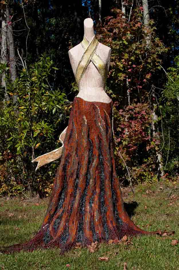 dress form outside ribbon top