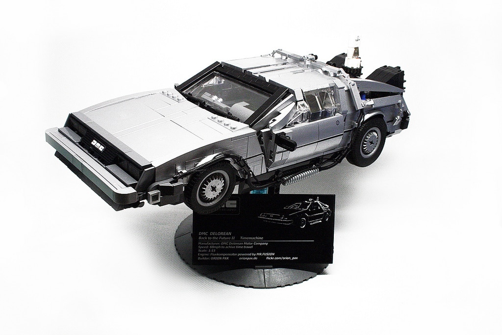 large-delorean-lego-build