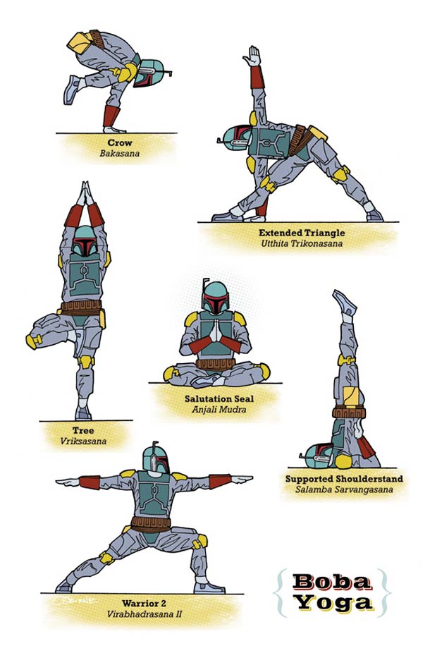 yoga-star-wars-illustrations yoga-star-wars-illustrations