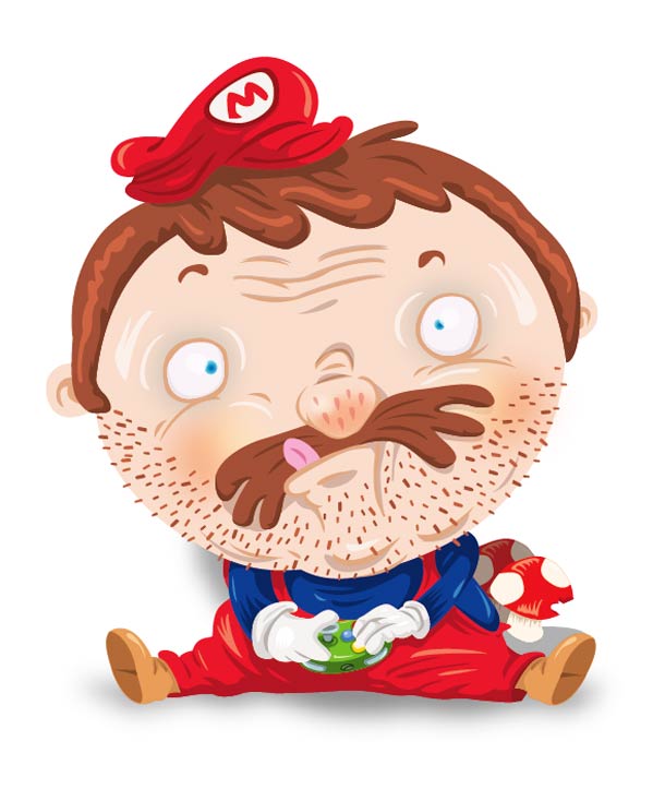 junk-food-gamers-illustrations