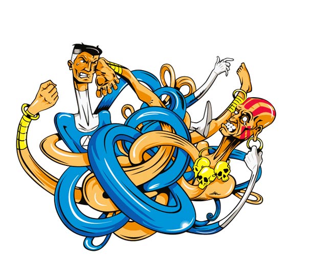 junk-food-gamers-illustrations