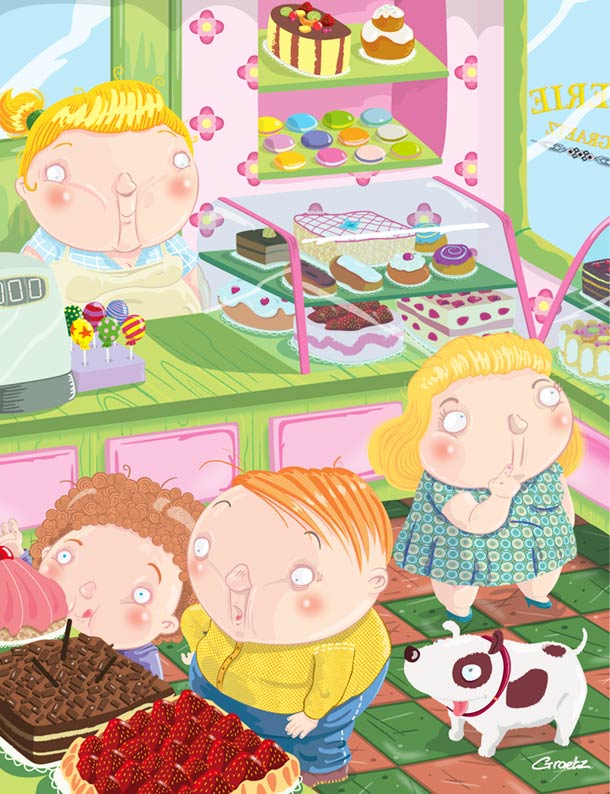 junk-food-gamers-illustrations